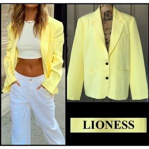 Lioness Lion's DEN Blazer Lime Size Small US